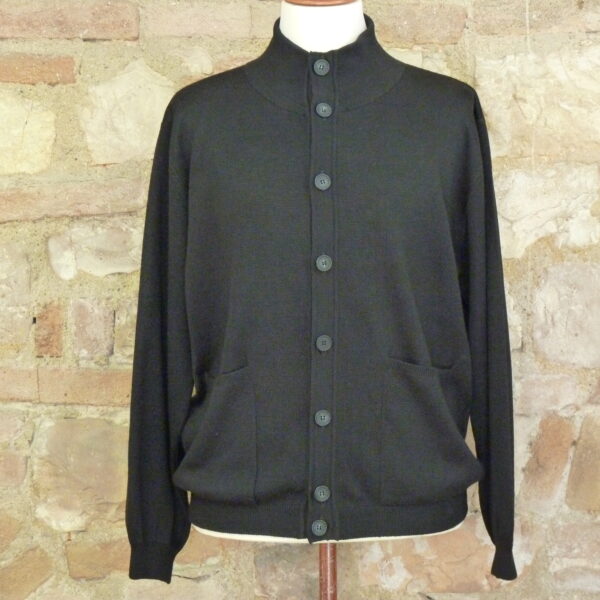 Giubbino tricot lana uomo